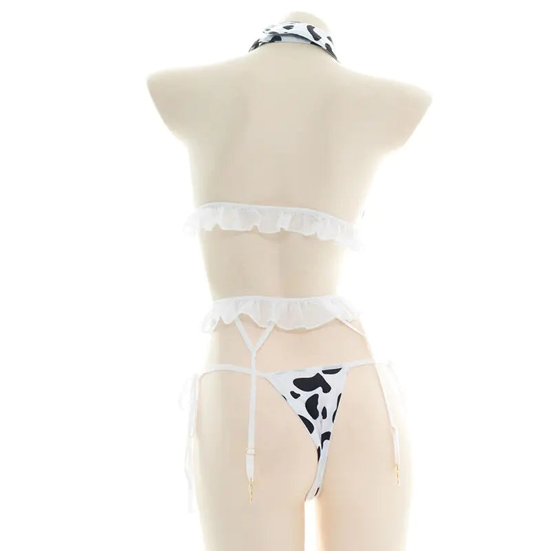 Uniform Cow Girl Lingerie Set