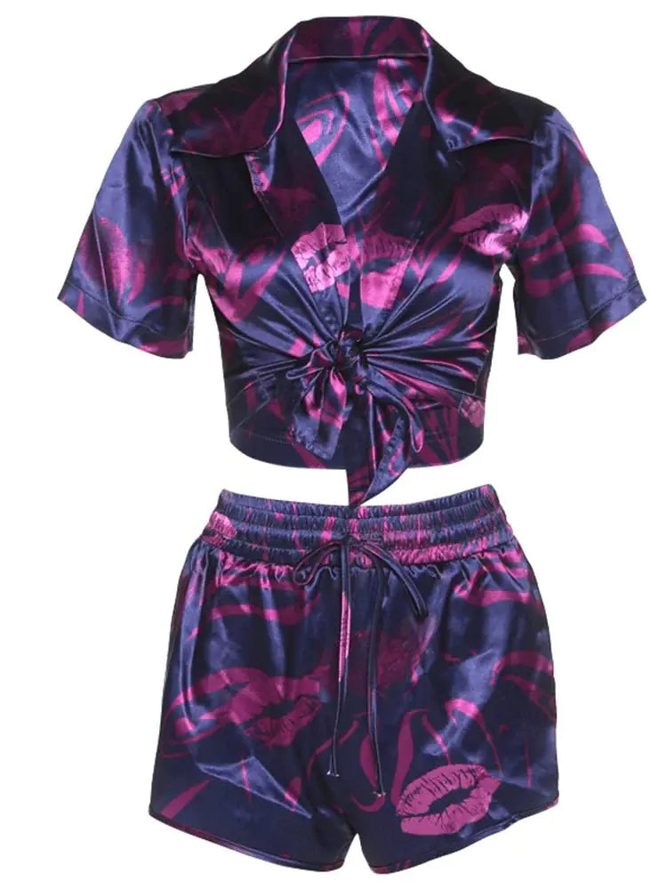 Leilani Silk Short Set