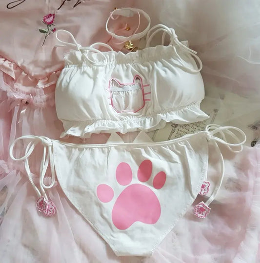 Sweet Paw Bralette Set