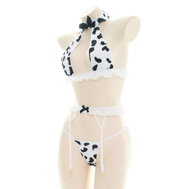 Uniform Cow Girl Lingerie Set