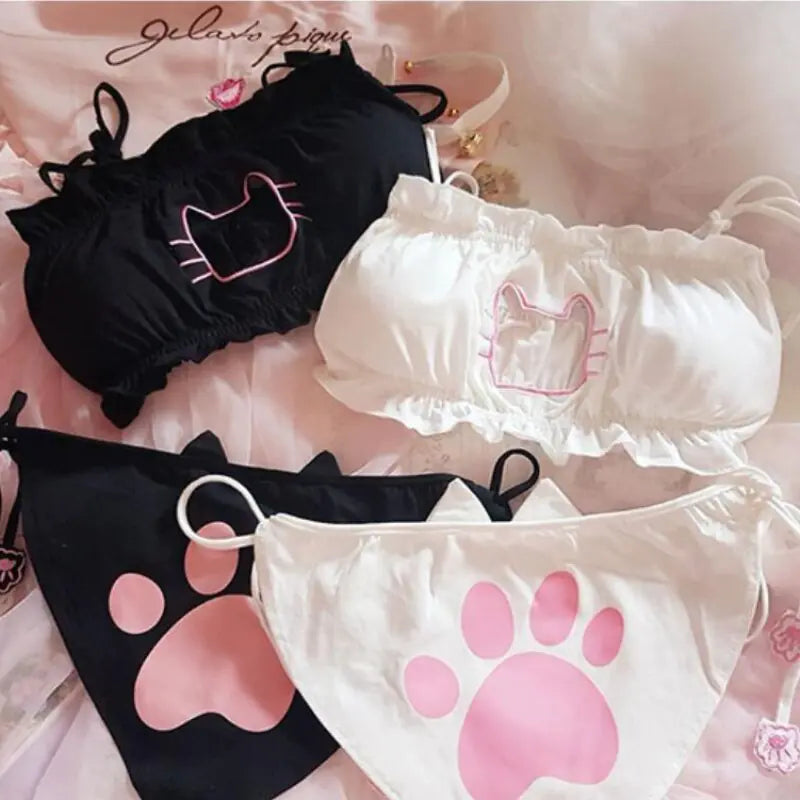 Sweet Paw Bralette Set