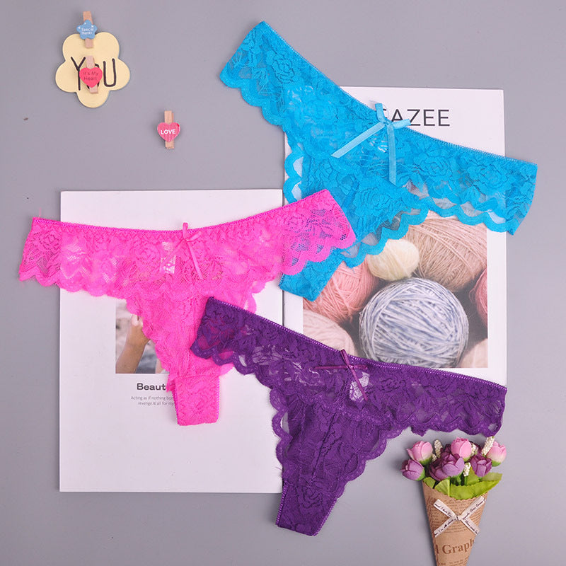 Women's Cozy Lace Thongs