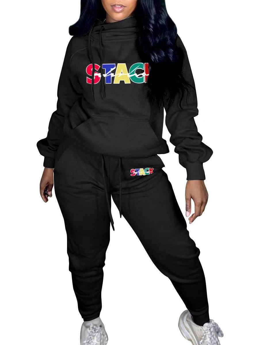 Plus Size Sweat Suit Set