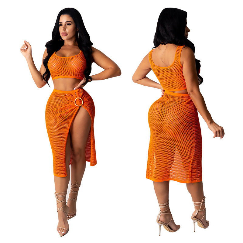 Women's 2pcs Sexy Net Skirt Set