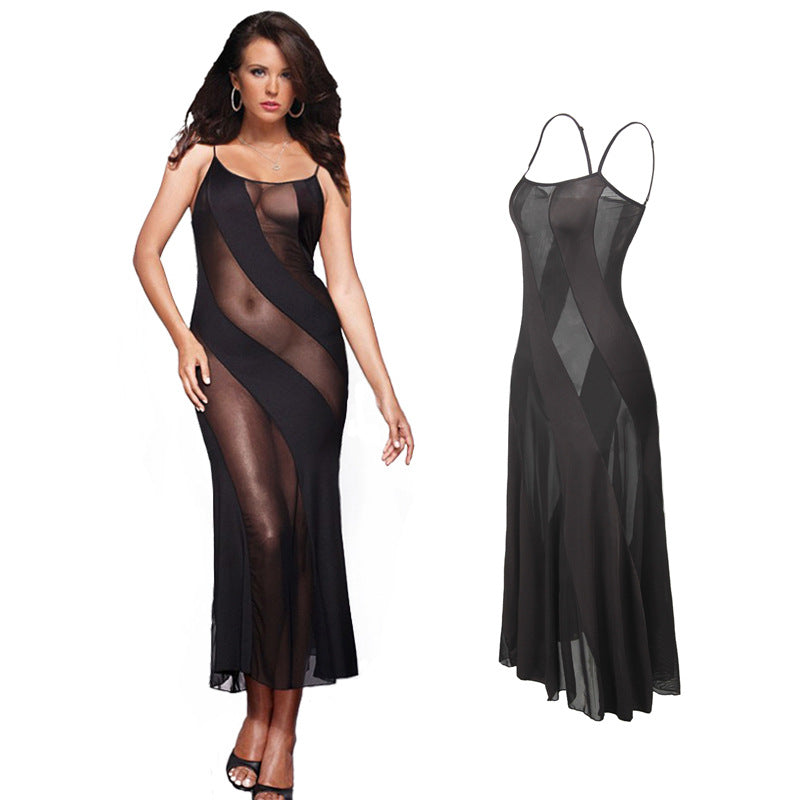 See Through Lingerie Night Gown