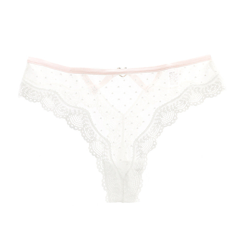 Women's Thong w/ Lace Trim