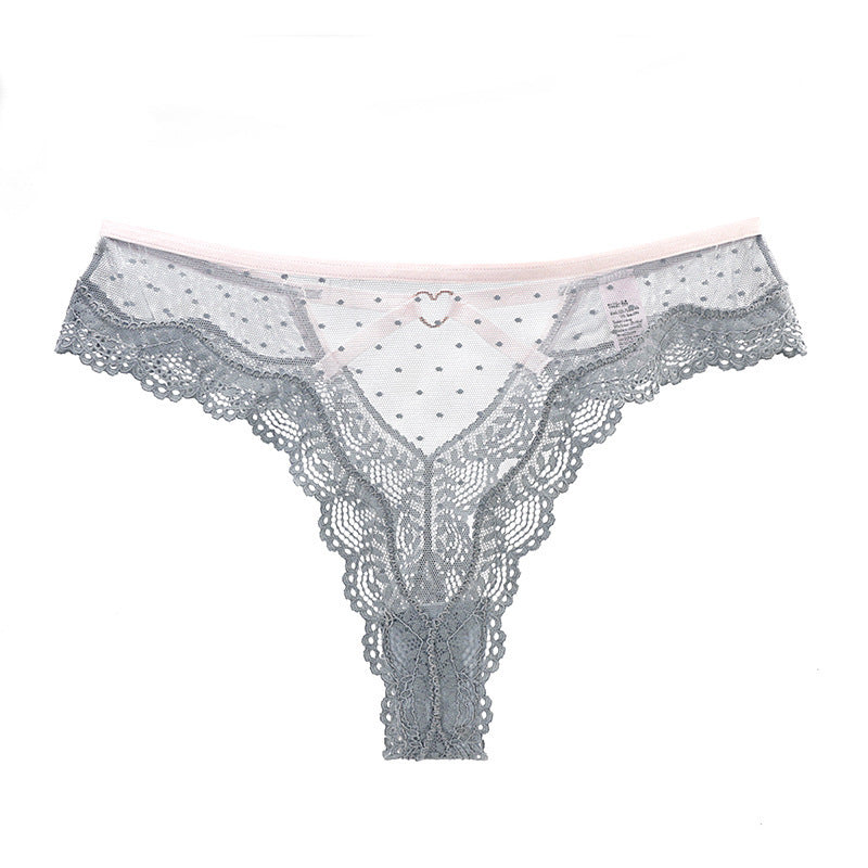 Women's Thong w/ Lace Trim