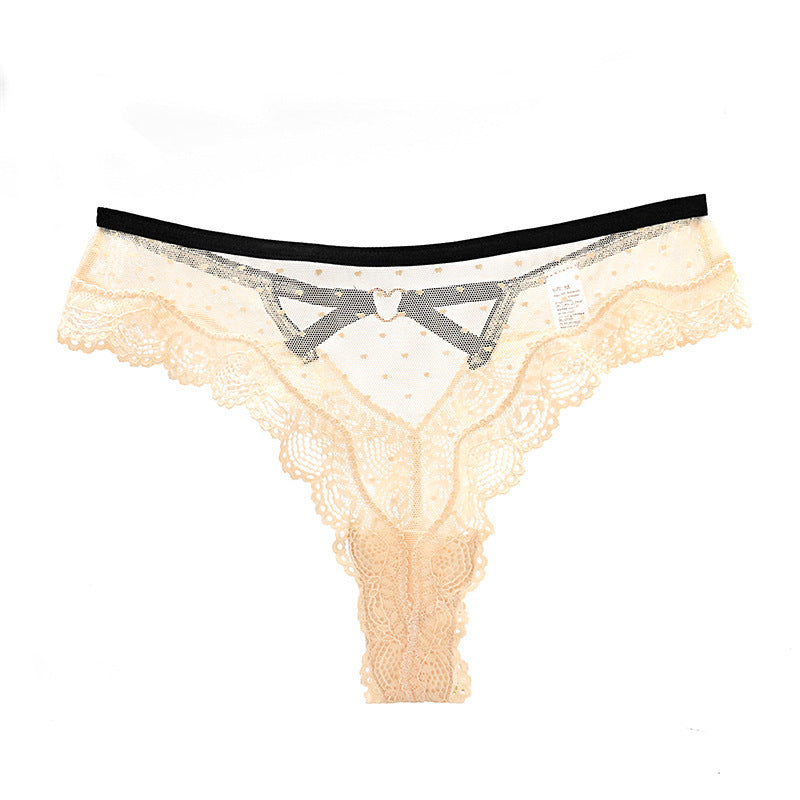 Women's Thong w/ Lace Trim