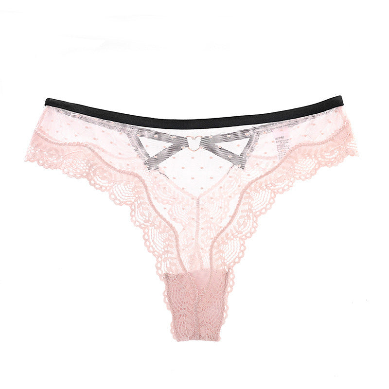 Women's Thong w/ Lace Trim