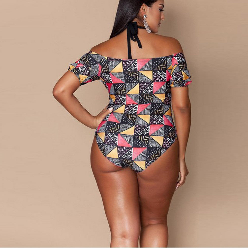 Plus Size 1 pcs SwimSuit