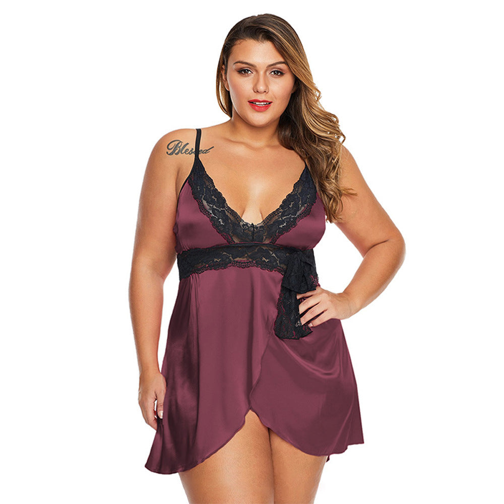 Plus Size Lingerie Night Gown