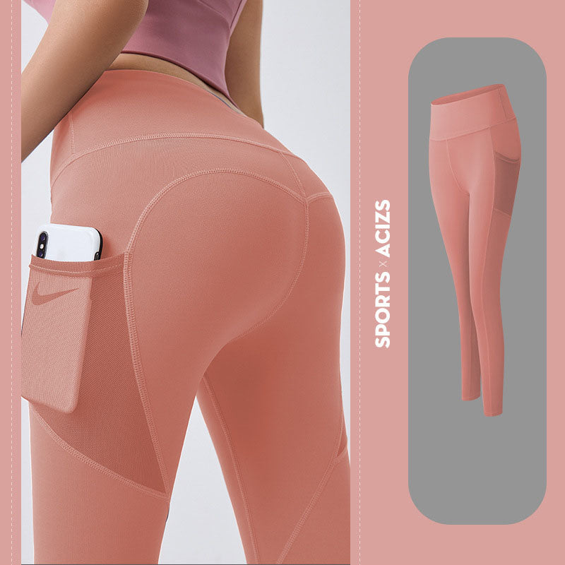 Women's Tummy Control Yoga Pants With Pockets