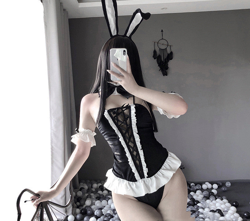 Women 1pcs Cute Bunny Girl Lingerie Set