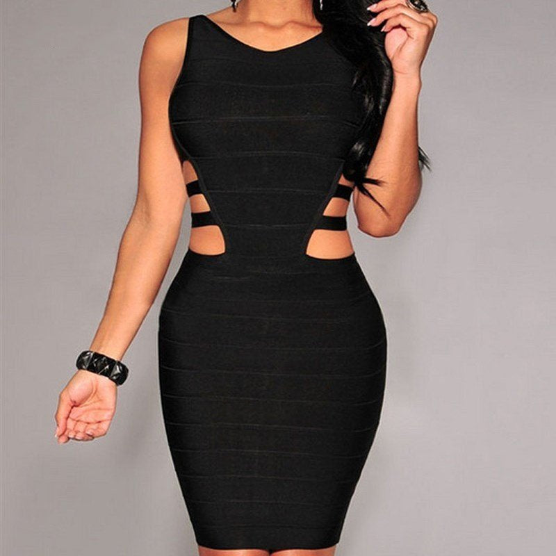 Sleeveless Tight Fitted Ladies Dress