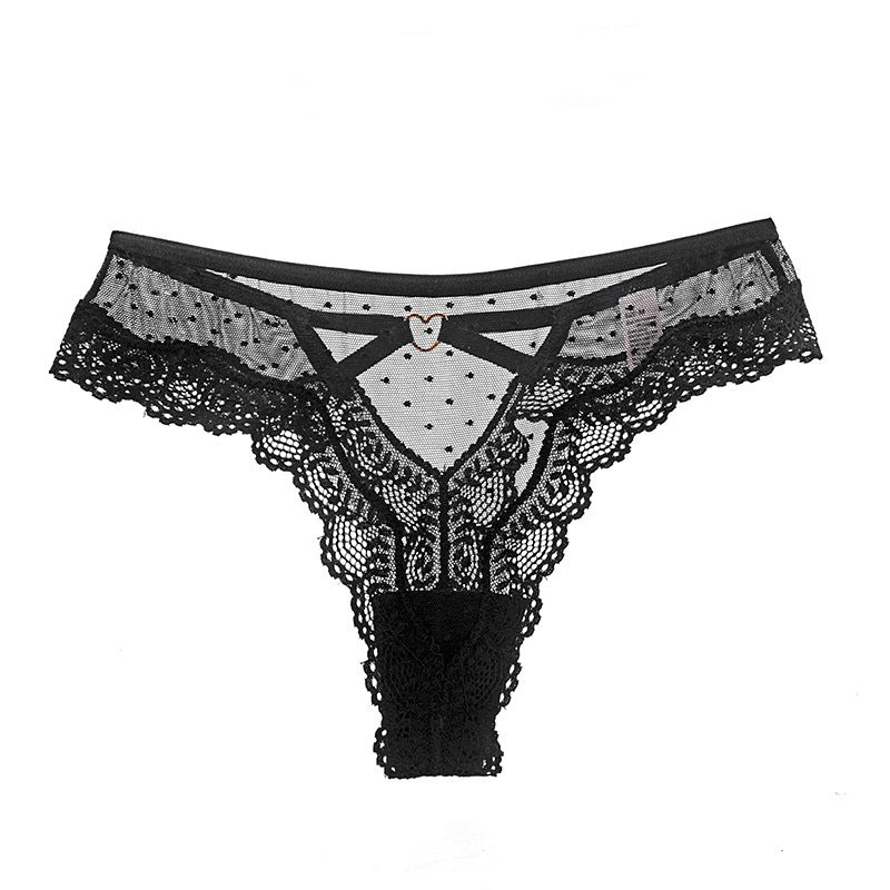 Women's Thong w/ Lace Trim