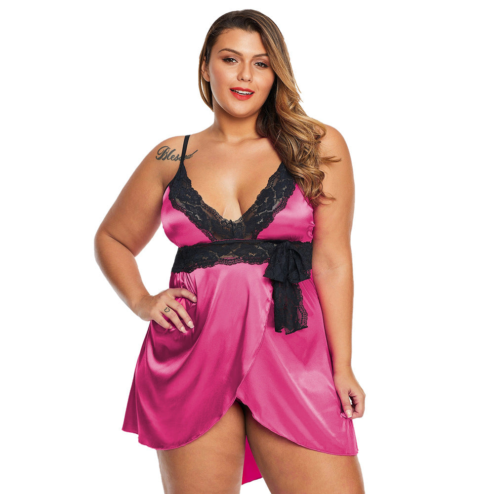 Plus Size Lingerie Night Gown