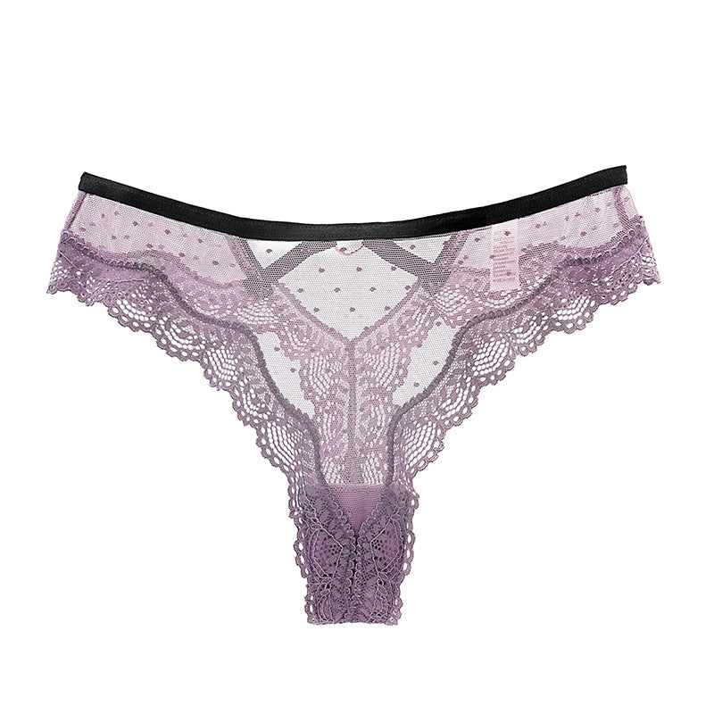 Women's Thong w/ Lace Trim