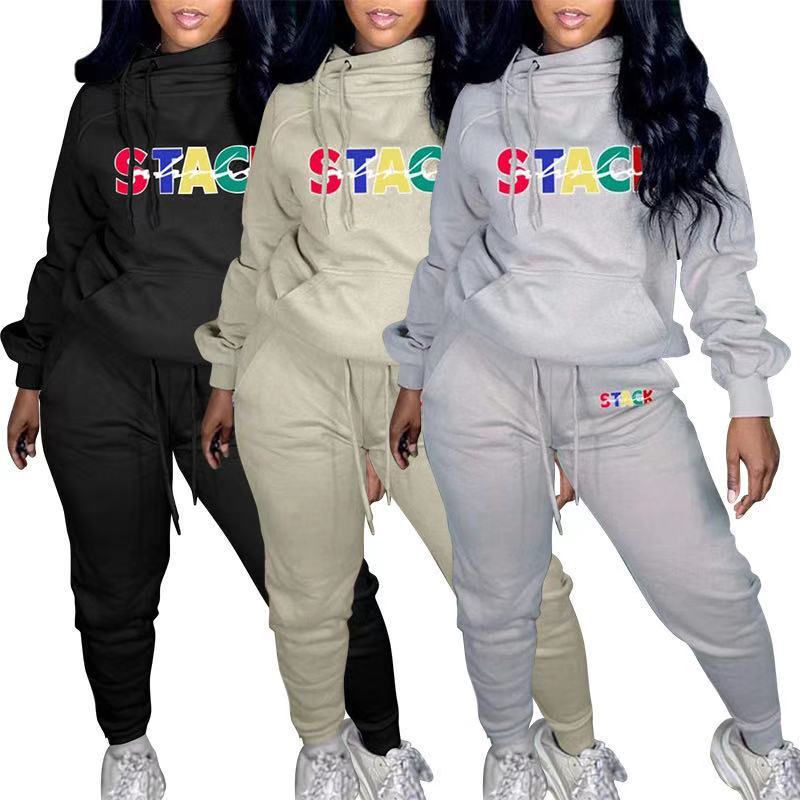 Plus Size Sweat Suit Set