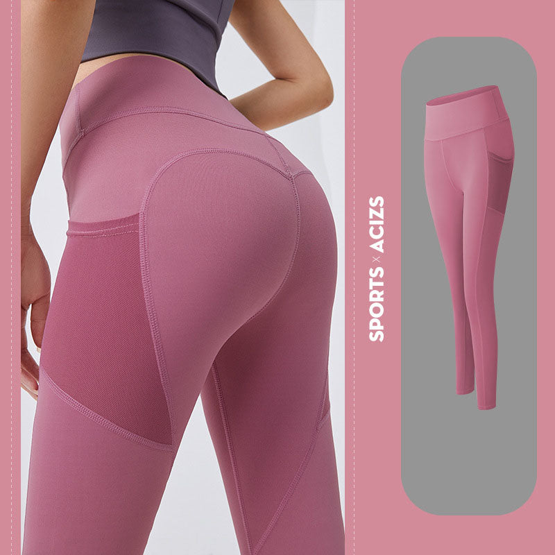 Women's Tummy Control Yoga Pants With Pockets