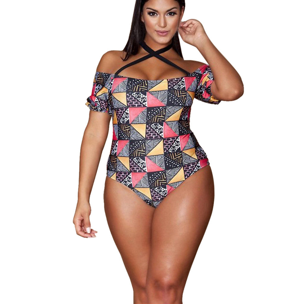 Plus Size 1 pcs SwimSuit