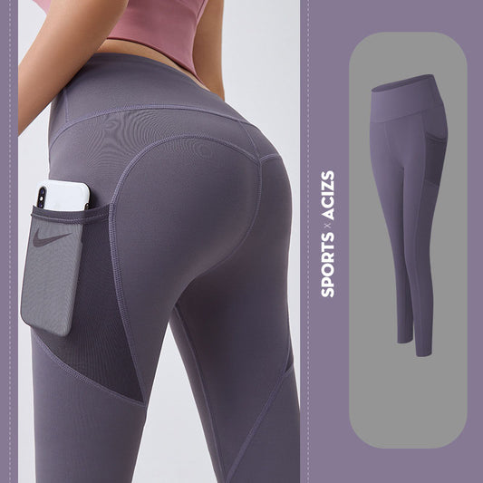 Women's Tummy Control Yoga Pants With Pockets