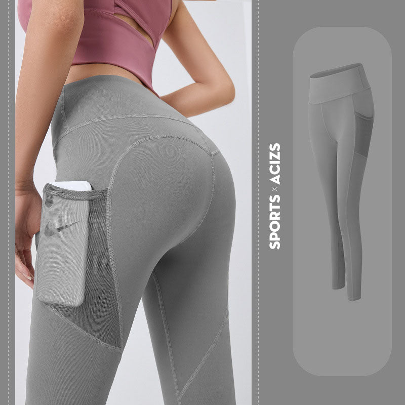 Women's Tummy Control Yoga Pants With Pockets