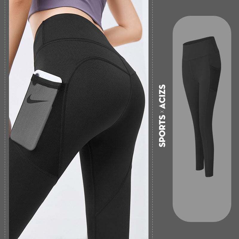 Women's Tummy Control Yoga Pants With Pockets