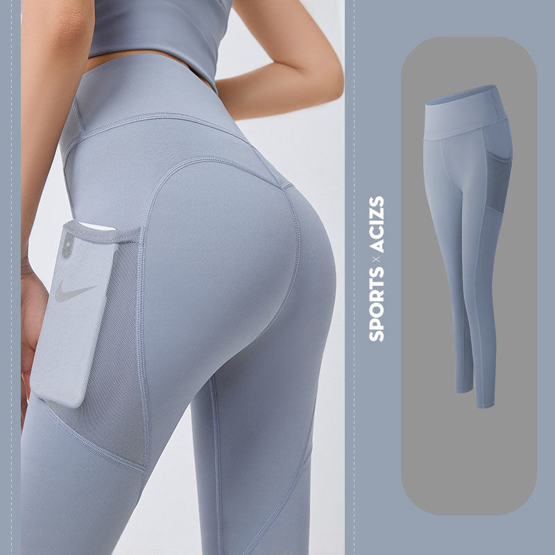 Women's Tummy Control Yoga Pants With Pockets